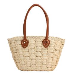 ZR781 Beach Bag Handbag Women Fashion Handmade Half-Round Rattan Woven Straw Summer Messenger Crossbody Bag Girls Lady Straw Bag