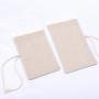 Eco-Friendly 100% Linen Lace Fabric Rice Tea Coffee Bean Storage Bag Organic Drawstring Linen Cotton Gift Packing Pouch