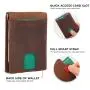 Compact Front Pocket Wallets RFID Blocking Credit Card Holder Mens Slim Wallet