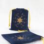 Custom Logo Printed Gift Velvet Jewelry Bag Drawstring Dust Packaging Perfume Velvet Pouch