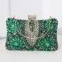 New diamond evening bag banquet dress handbag crossbody small square bag female small clutch bag