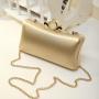 New arrival pearl decorate box gold clutch bags party wedding handbag fashion evening bag ladies purse  women clutches