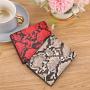 New styleretro creative printed men's short leather wallet, student money clip, soft leather wallet with multiple card slots