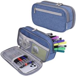 Gelory Wholesale Large-capacity Multifunctional Elementary School Students Three-layer Pencil Case