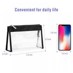 Gelory Wholesale multifunctional transparent travel cosmetic bag waterproof large cosmetic bag large cosmetic storage bag