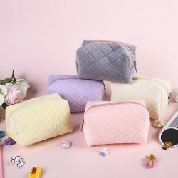KBW437  Wholesale Student Pillow Pencil Bag Travel Storage Bag Cute Plush Stationery Box Ladies Makeup Bag Custom