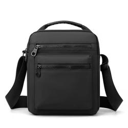 ZWY080 Daily Men Casual Simple Durable Crossbody Bag Waterproof Oxford Travel Work Shoulder Bag Wholesale Multi-pocket Bag