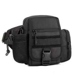 Vertical light cavalry waist bag, tactical waist bag, multi-purpose crossbody bag, cycling bag, sports men's bag, water cup cove