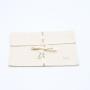 Customized Natural Color Muslin Cotton Envelope Pouch Underwear Cloth Packaging Canvas Garment Envelope Dust Bag