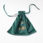 Custom Gold Logo Prined Drawstring Packaging Velvet Gift Pouch Soft Velvet Jewelry Dust Storage Bag