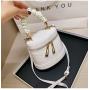 KBW470 Wholesale Hot Pleated Dinner Handbag Women Bag New Crocodile PU Ladies Bucket Single Shoulder Crossbody Bag