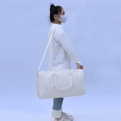Keymay RTS Stock Wholesale Custom Nylon Waterproof Duffel Bag Women Girls Personalized  Gifts Duffel Weekender Travel Bag