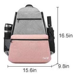 custom wholesale Sucipi Racket Bag Professional 2 Rackets with Ventilated Shoe Compartment women men Tennis Bags gym backpacks