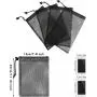 Gelory Kitchen Jewelry Toys Gifts Storage Mesh Bags Custom Nylon Mesh Laundry Bag With Drawstring