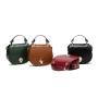 2024 Custom Vegan Leather Simple Saddle Bag Handbag For Women Ladies Purse