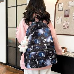 HR758 Hot Selling School Girl Backpack Travel Fresh Shoulder Bag Cute Laptop Backpack Contrasting Colors Student Schoolbag