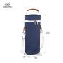 Outdoor Wine Cooler Bag Waterproof Leak-proof 5 mm EPE Foam Portable Wine Gift Tote Carrier for Travel Wine Tasting