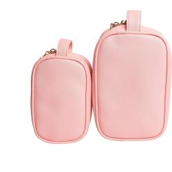 Waterproof Clear Transparent Cosmetic Bag Clear PU PVC Water Resistant Toiletry Pouch Organizer Bag