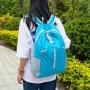 ZWY136 Simple Trending Lightweight Foldable Waterproof Polyester Rucksack Unisex Outdoor Mountaineering Travel Sports Backpack