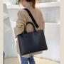 New Arrival Simple Custom Handbag Solid Color Shoulder Messenger Bag Large Capacity Tote Handbags For Women
