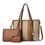 2023 Luxury Large Capacity Ladies Handbags Trendy High Quality Canvas Women's Tote Bags With Purse