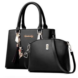 2024 Bags for Women Two pieces set Fashion Ladies Handbag Portable Simple Shoulder Tote with Single Chain Strap Foreign Trade