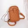 2024 Factory Direct Wholesale Embroidered Women's Shoulder Bags Trendy Crossbody Design Small Mobile Phone Bag Fashionable