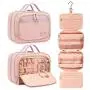 Custom LOVEVOOK cosmetic multi-functional hanging toiletry waterproof bag up brush bag black make up handbag makeup toiletry bag