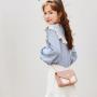 New Fashion Cheap Woman Bag Custom Casual Contrasting Color Small Square Bag Pu Leather Single Shoulder Crossbody Bag