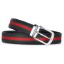 Wholesale Leather Belt Pin Buckle Men's Belt Pu Leather Men's Belt With Woven Tap