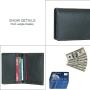 Fashionable RFID Blocking Wallet Business Genuine Leather Id Credit Card Case Holder PU Multi Card Organizer Wallets