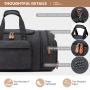 Heavy Duty Zipper Weekender Overnight Duffle Travel Gym Sport Duffel Bag with Shoe Compartments Sports Messenger Crossbody Bag
