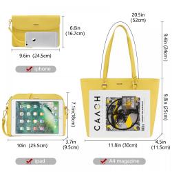 2023 LOVEVOOK fashion woman bags 3pc office work daily ladies woman tote hand bags for women luxury large purses and handbags