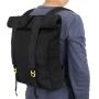 CHANGRONG Custom Black Recycle Canvas travel roll top backpack Bag