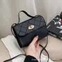 2024 Korean Version Striped Small Square Ladies Handbag Portable Fashion Bag for Women Foreign Trade Wholesale