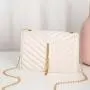 Hot Sale Ladies PU Leather Handbags Fashion V Pattern Plaid Women Messenger Bag Small Square Shoulder Crossbody Bag for Women