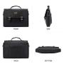 15.6 inch Business Men PU Leather Work Office Bag Vintage Women Waterproof Lieght weight Laptop Bags Luxury Laptop Briefcase Bag