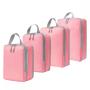 XL009-4 Foldable Travel Bag Four Pieces Travel Organizer Set 6 Colors Accept Customized Logo Durable Essentials for Travelling