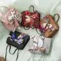 Wholesale factory cheap price women handbag 2024 fashion shoulder crossbody bag silk scarf lychee grain smallsquare bag