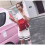 ZR374 New Drawstring Canvas Backpack Large Capacity Student Tutorial Bag Light Sports Student Schoolbag