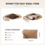 LOVEVOOK Stylish Laptop Tote Bag for Women 15.6 In Leather Work Bag with Clutch Large Purse Briefcase Shoulder Bag Handbag set