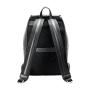 Custom Private Label Men Travel Laptop Bag 13 Inch Black Eco-friendly Vegan Luxury Leather Backpack