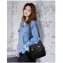Popular Women's backpack oxford cloth ladies shoulder bag Korean style colorful straps solid color double back schoolbag