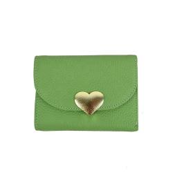 Promising Classic with logo print Vegan Leather Mini Bag And Wallet Trendy Fashion Heart Purse For Ladies