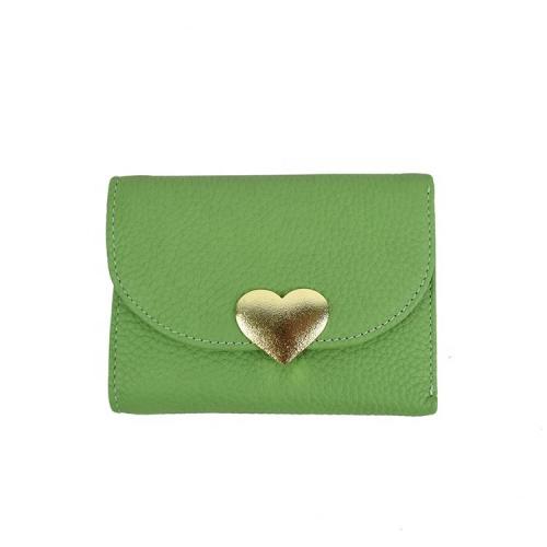 Promising Classic with logo print Vegan Leather Mini Bag And Wallet Trendy Fashion Heart Purse For Ladies