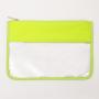 US Warehouse Waterproof Nylon Top Clear Window Flat Zipper Makeup Pouch Women Men Toiletry Cosmetic Bag Transparent PVC Bag
