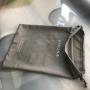 Hot Selling Logo Printed Grey Cotton Linen Cloth Drawstring Packaging Bag With Herringbone String