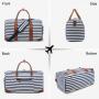 Sucipi Canvas Overnight Travel Bag for Women 2022 Large Carry on Duffel Bag With Shoe Compartment Men's Weekender Bags