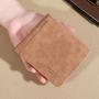ZWY010 New Man Short Wallet Multi-card Fashion Tri-fold Billfold Dollars Money Clip Convenient Lightweight PU Open Wallet