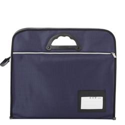 HR286 Customized Printed Logo Thick Portable File Bag Conference Zipper Information Bag Oxford Business Handbag Briefcase